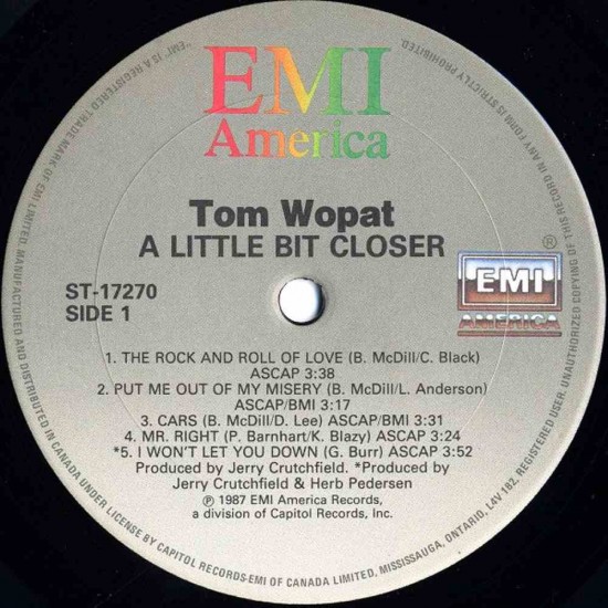 Tom Wopat - A Little Bit Closer