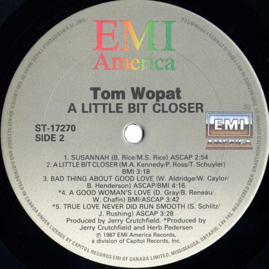 Tom Wopat - A Little Bit Closer