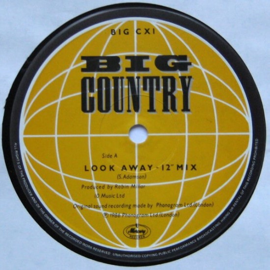 Big Country - Look Away - Maxi Single