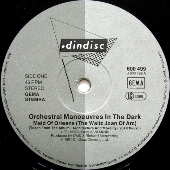 Omd - Maid Of Orleans - Maxi Single