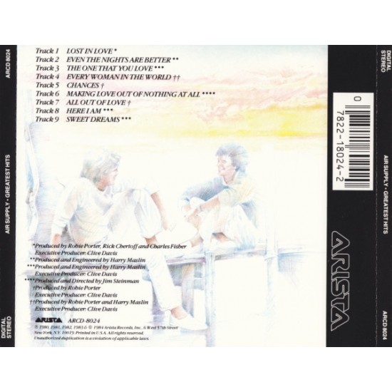 Air Supply : Greatest Hits - CD