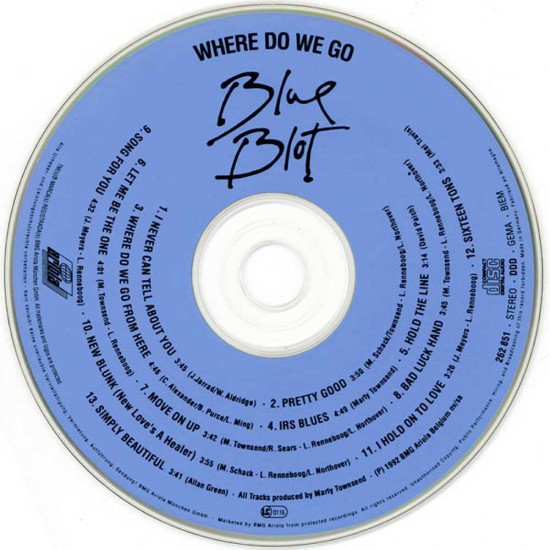 Blue Blot - Where Do We Go > CD