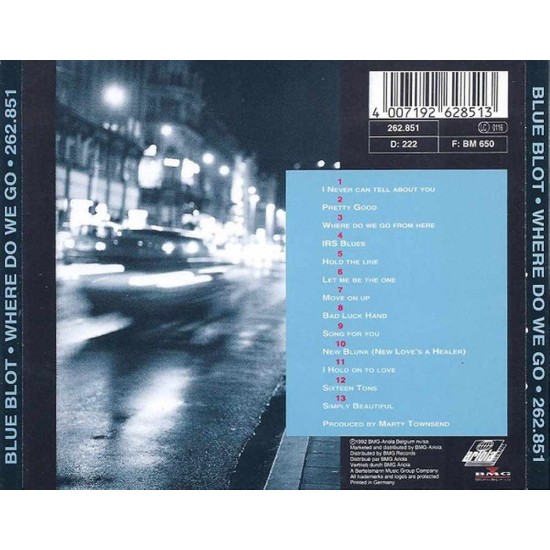 Blue Blot - Where Do We Go > CD