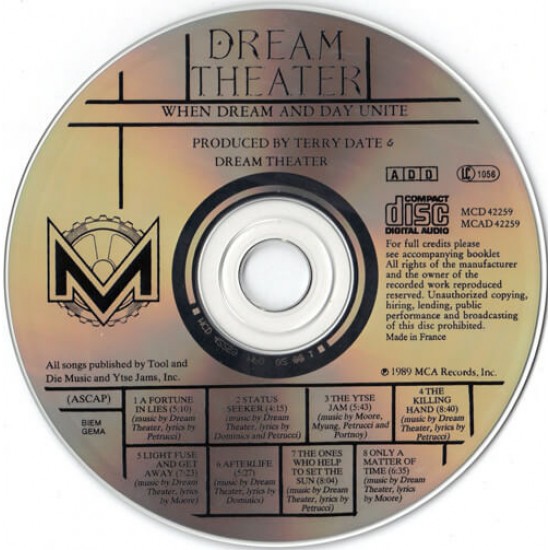 Dream Theatre : When Dream And Day Unite - CD