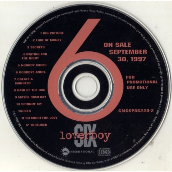 Loverboy : VI - CD
