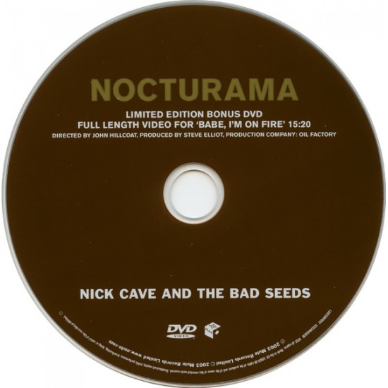 Nick Cave And The Bad Seeds : Nocturama - CD + DVD