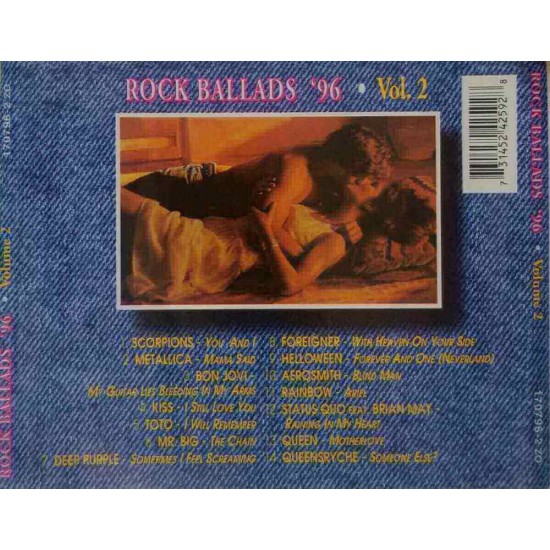 Various Artist : Rock Ballads 96 Vol.2 - CD