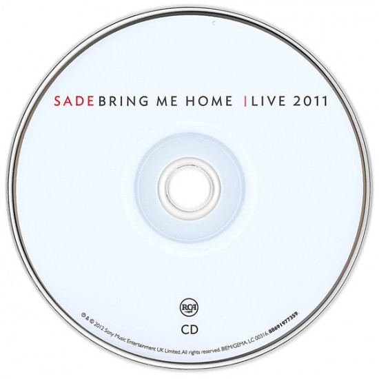 Sade : Bring Me Home Live 2011 - CD